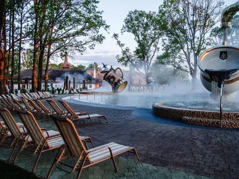How much does it cost to visit a thermal pool in Ukraine?