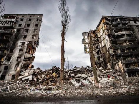Ukrainian cities completely destroyed by the russian army