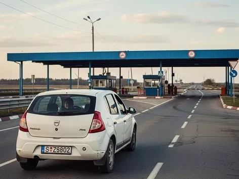 Is it possible to enter Ukraine in a foreign rented car?