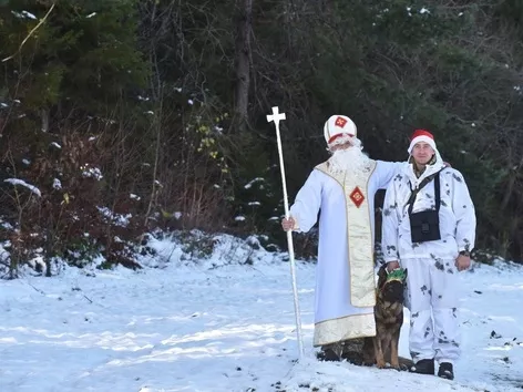 St. Nicholas will be handing out gifts for children on the border of Ukraine and Poland: where is his residence?