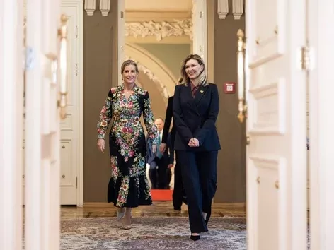 A member of the British royal family visits Ukraine for the first time since the beginning of the Great War